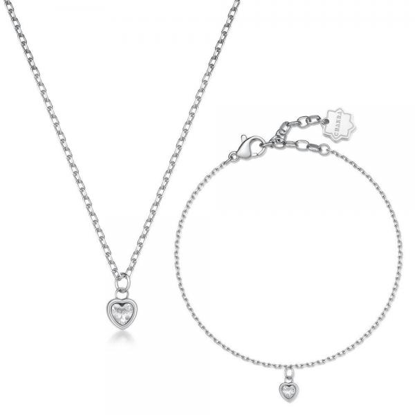 Set náhrdelník a náramek Brosway Chakra BHKLE01